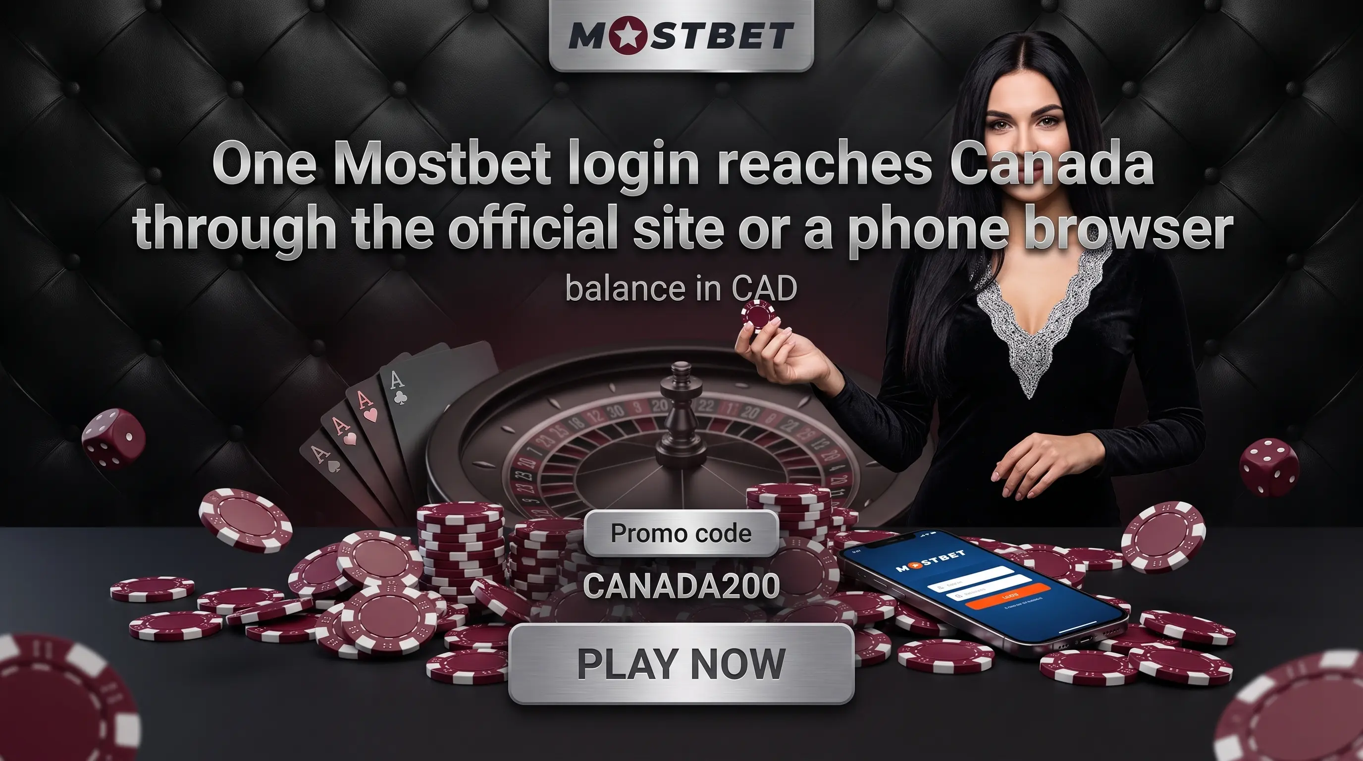 Mostbet login in Canada account access