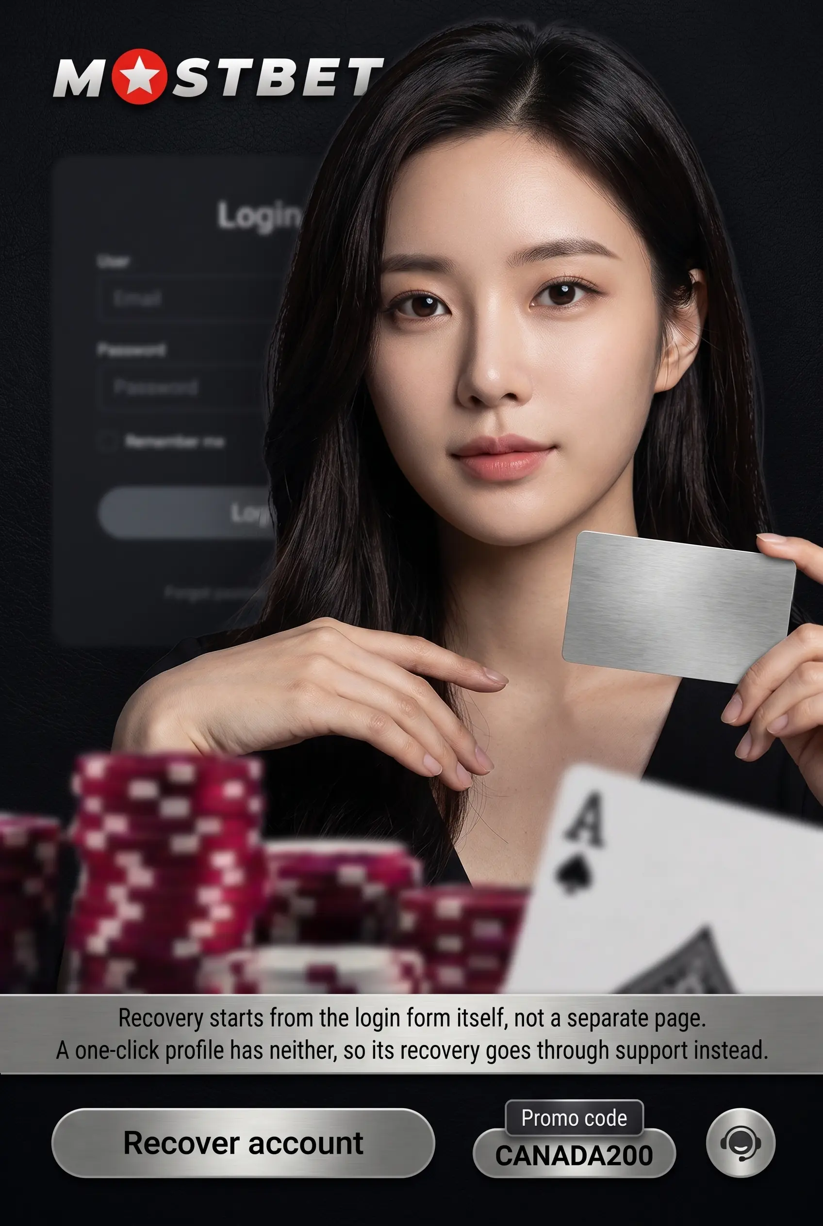 Mostbet password recovery steps