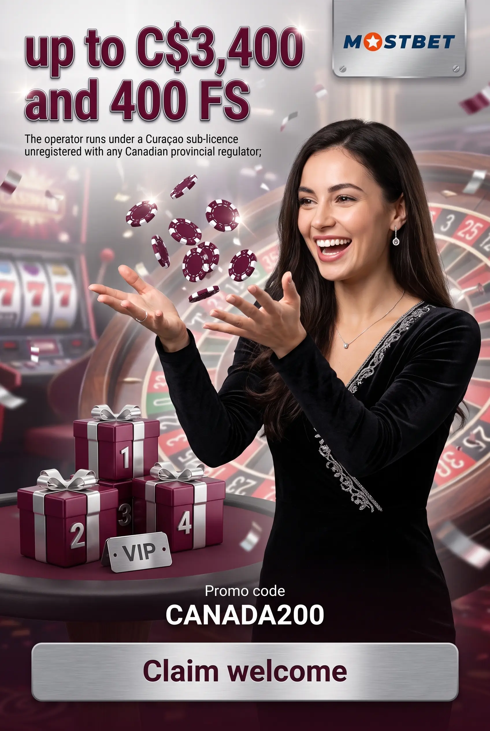 Canadian players overview at Mostbet